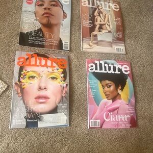 Allure Magazine Collection - Fashion and Beauty Magazine Bundle